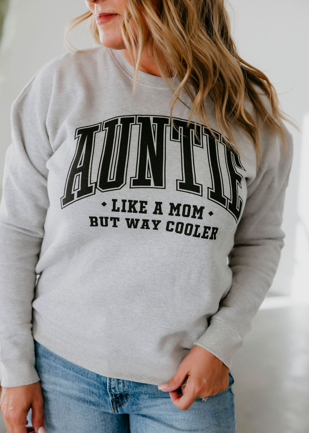 Auntie Varsity Graphic Crew