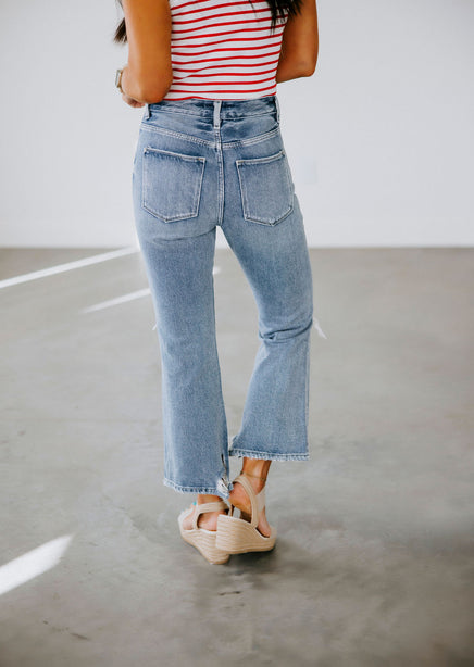 Sheldon Petra Crop Flare Jeans