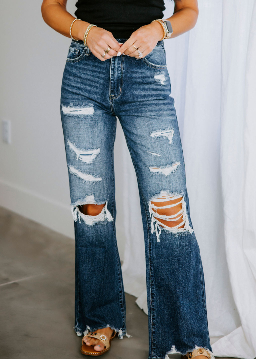 Adam Petra Distressed Jeans