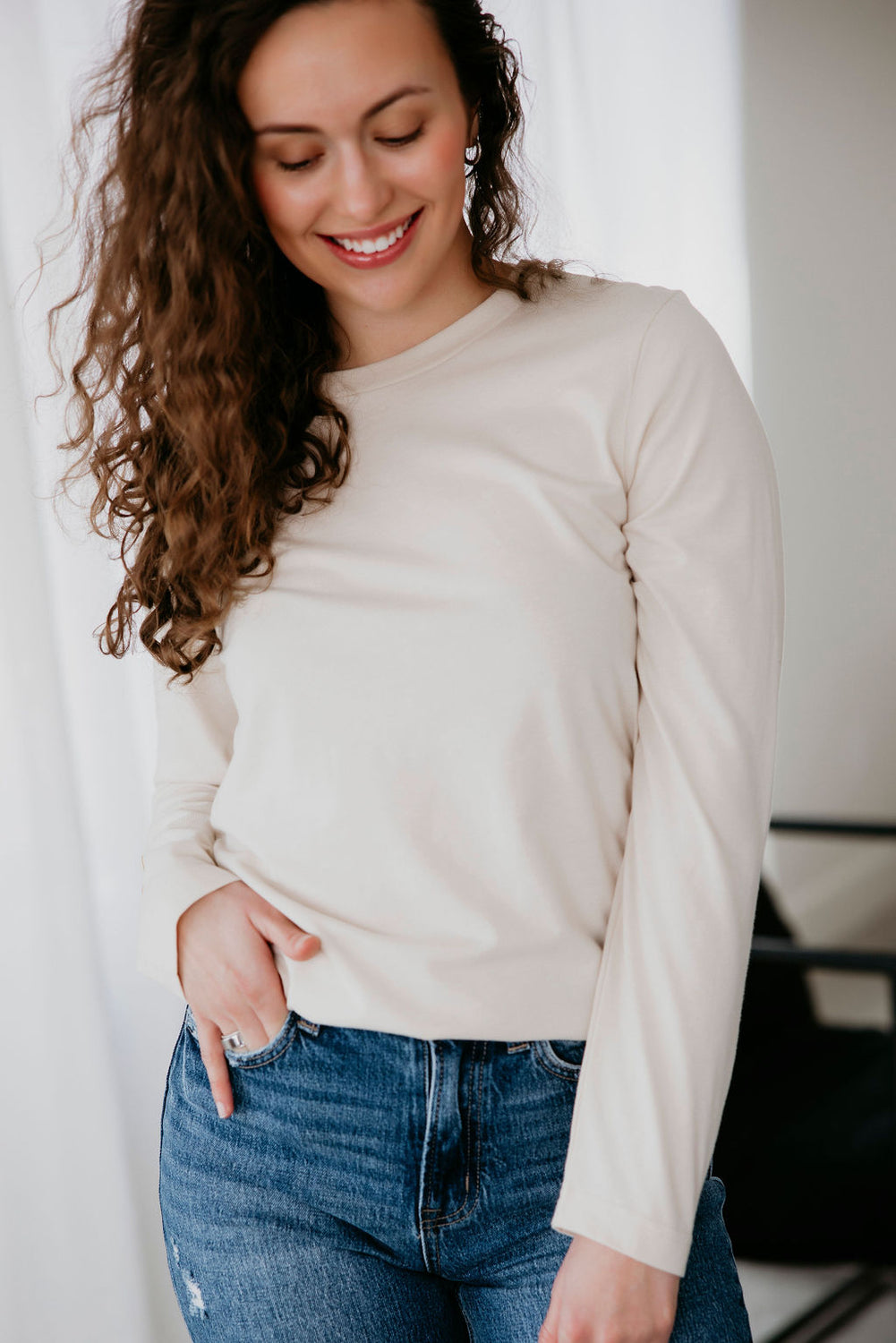 Not So Basic Basic Long Sleeve by Lily & Lottie