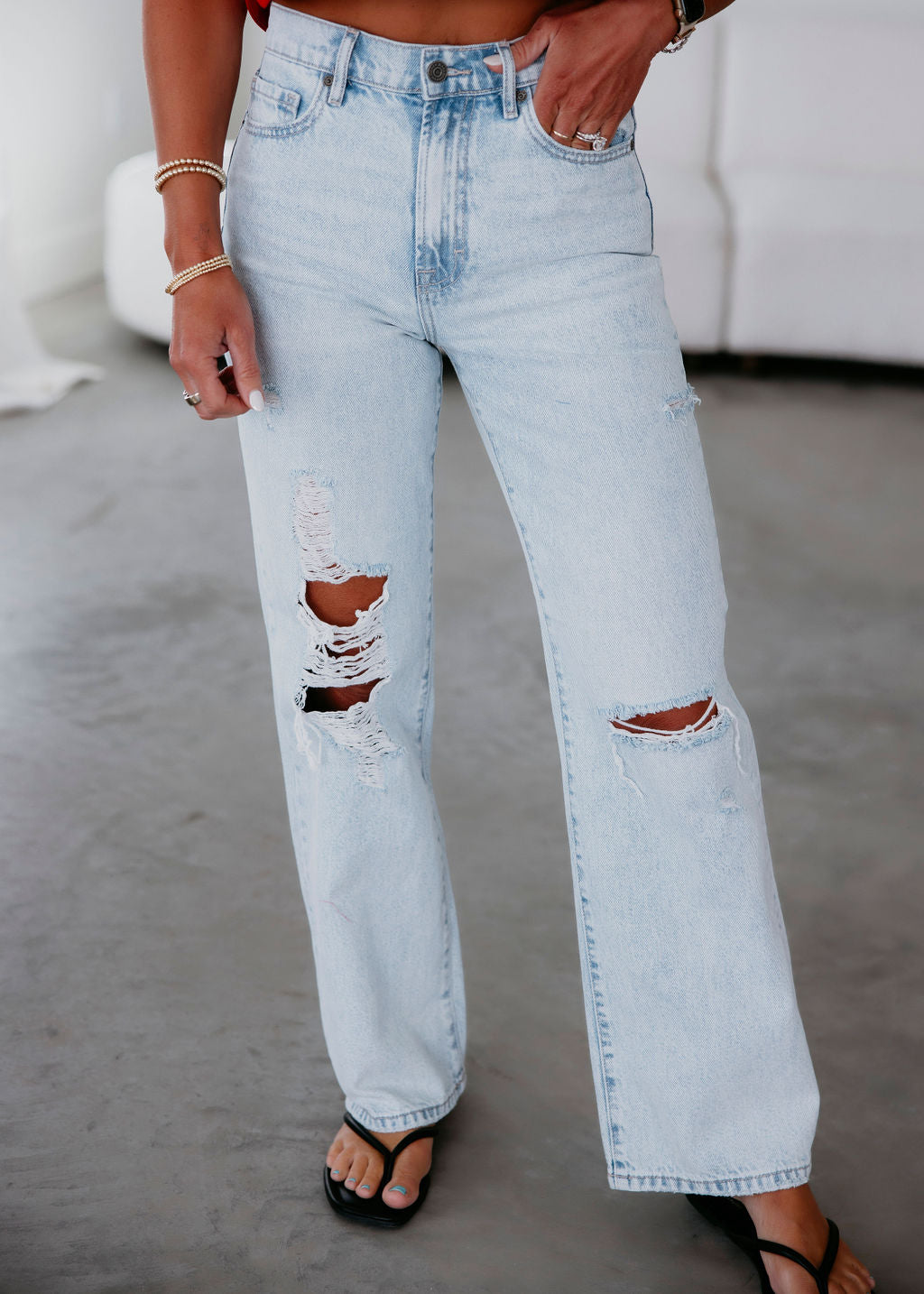 Aleck Hidden Dad Jeans