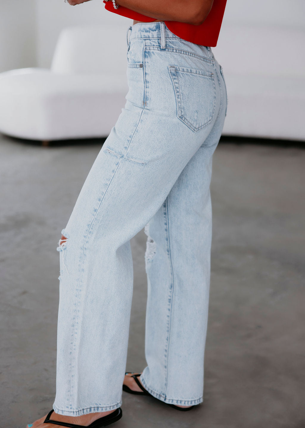 Aleck Hidden Dad Jeans