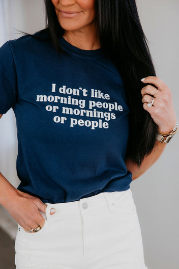 Morning People Graphic Tee